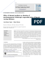 Effect of Thermal Gradient On Vibration of Non Homogeneou - 2013 - Ain Shams Eng