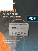 Single Beam Echo Sounder: Marine Survey & Construction