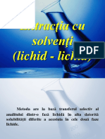 Extracţia Cu Solvenţi (Lichid - Lichid)