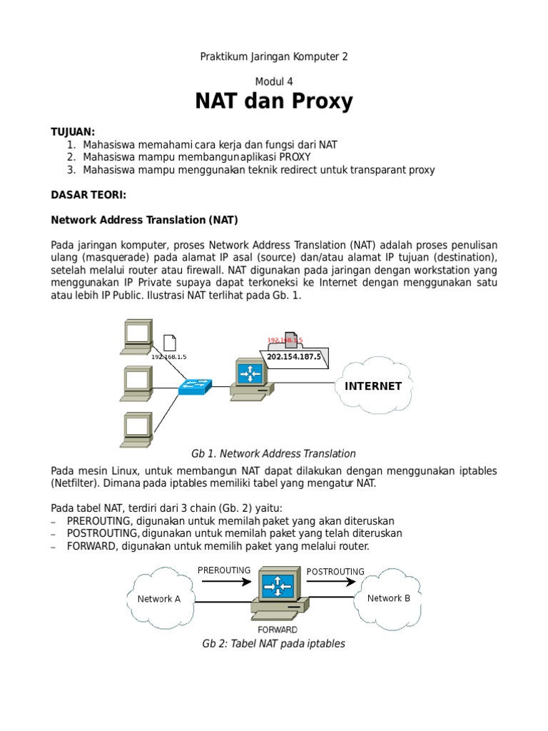 Praktikum NAT dan Proxy Server | PDF