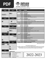 School Calendar 2223