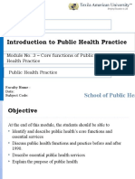 Module 4 Public Health Practice