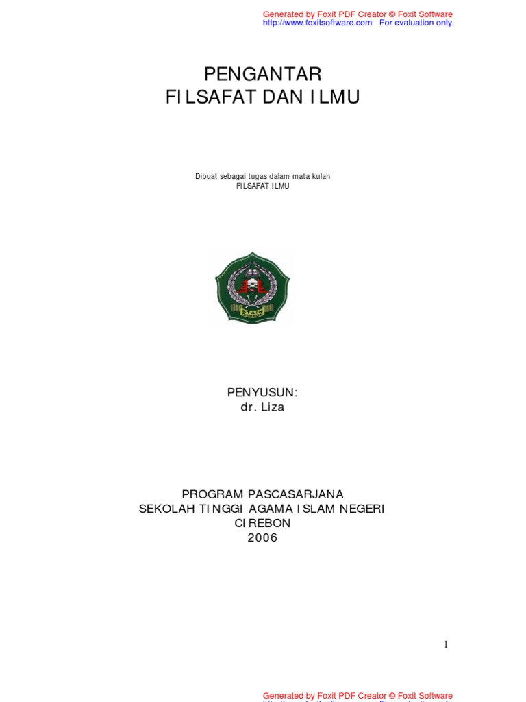 Download Free Buku Pengantar Filsafat Ilmu Pdf Software