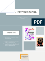 Motivos primarios y necesidades fisiológicas