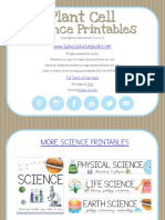 Plant Cell Science Printables