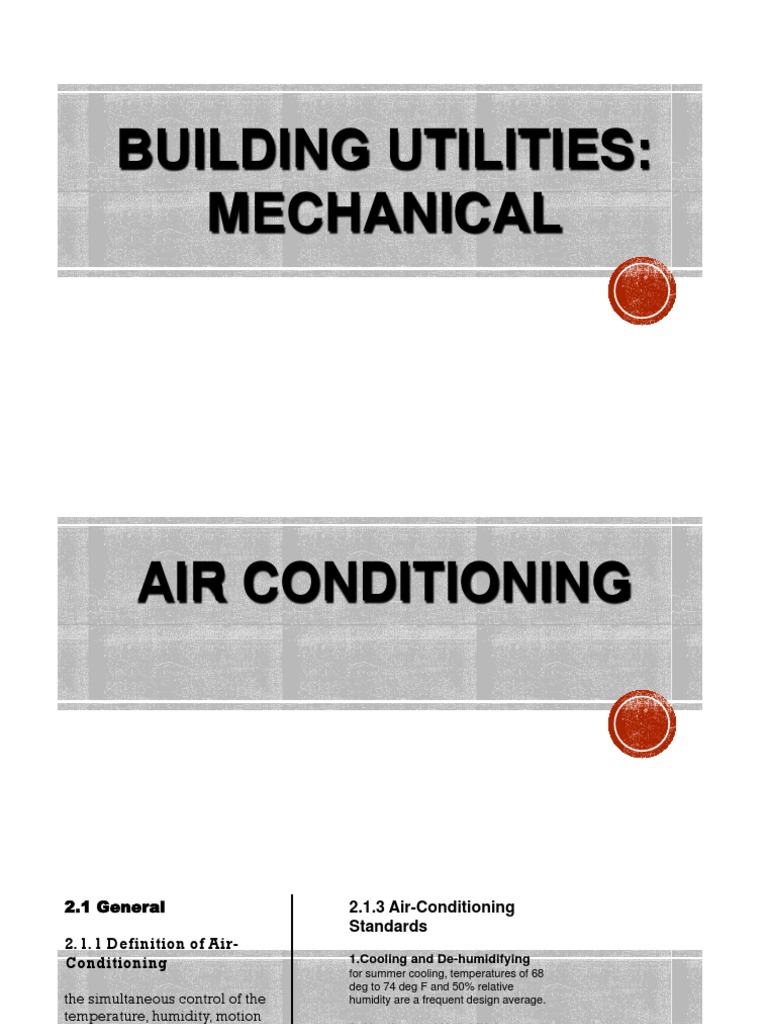 Building Utilities Mechanical PDF Elevator Boiler