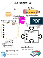 Documento A4 Avisos de La Semana Salón de Clases Colores Pastel