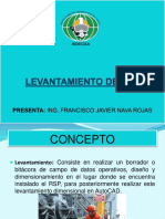 Levantamiento de datos operativos de RSP