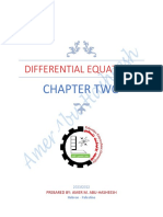 DIFFERENTIAL EQUATIONS CHAPTER TWO