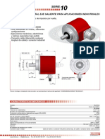 Encoder incremental de eje saliente para aplicaciones industriales