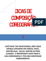 Dicas de Composição Coreográfica