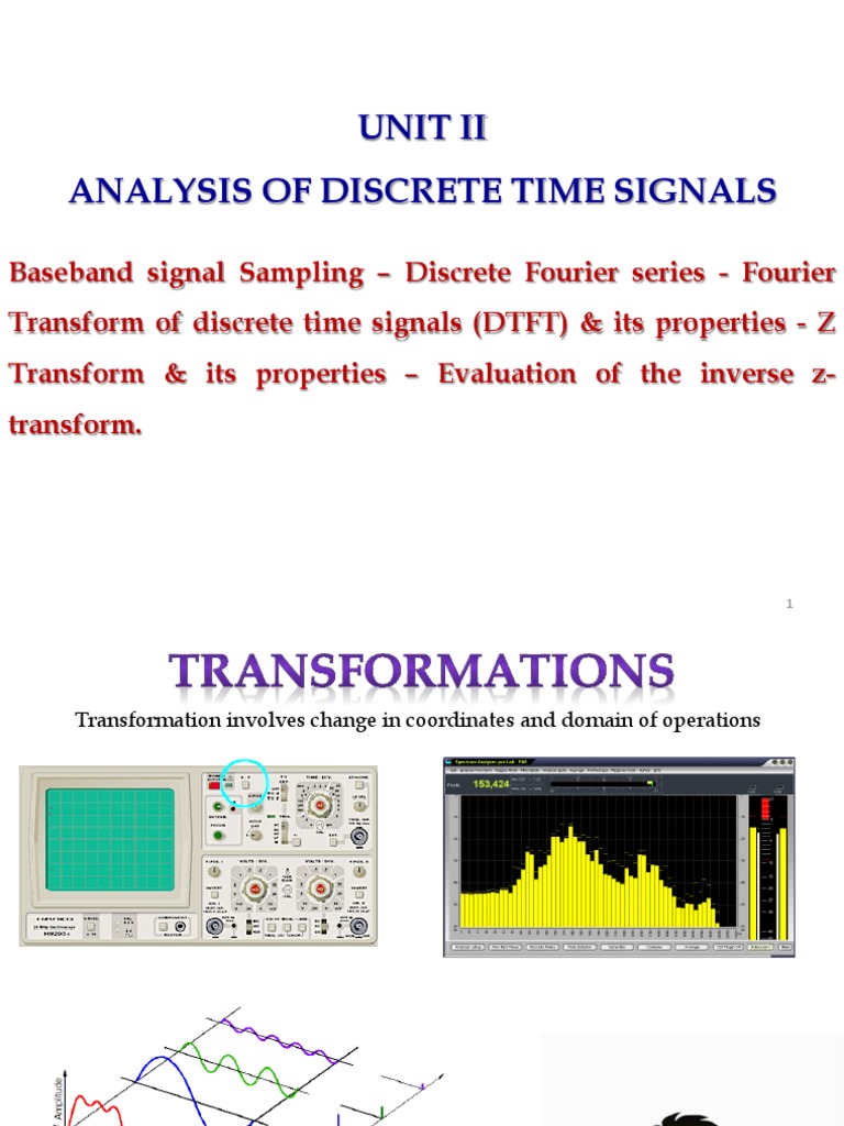 DTSS Z Transforms PDF Sampling (Signal Processing) Spectral Density