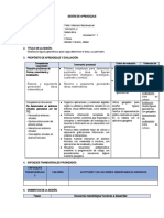 Sesión de Aprendizaje Matemática Arae y Perimetro 1ro