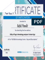 Certificate of Participation