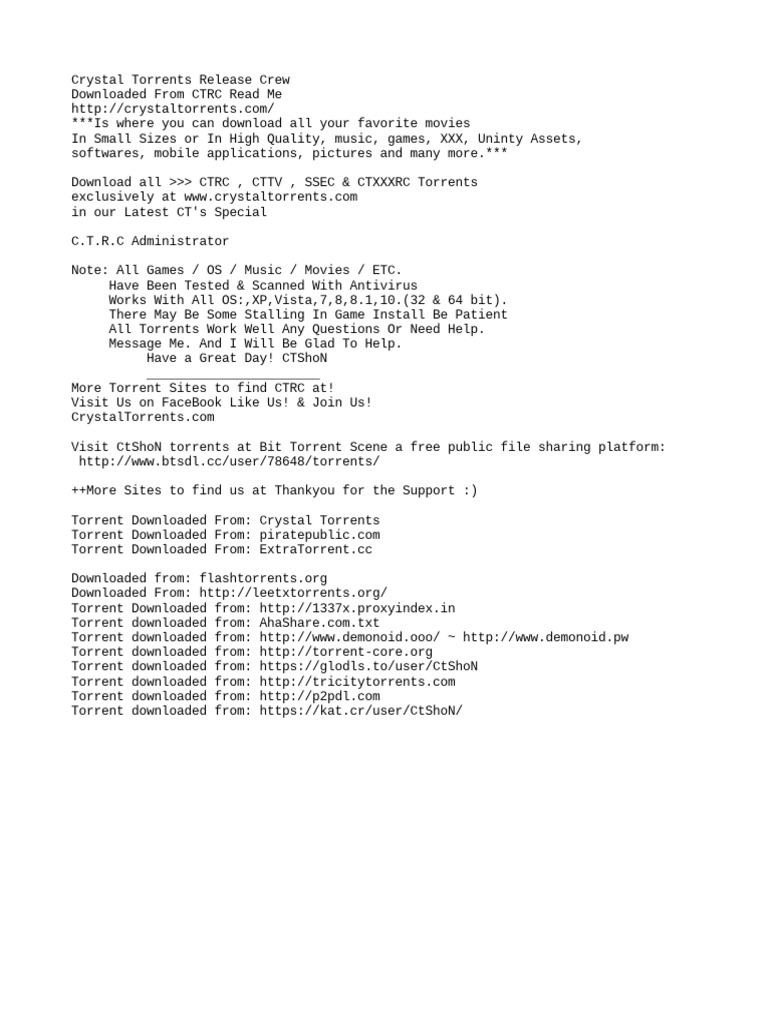 CTRC Read Me! | PDF