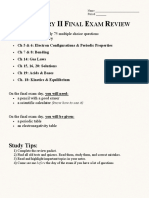 6-Chemistry Ii Final Exam Review