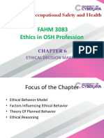 Ethical Decision Making in Occupational Safety and Health