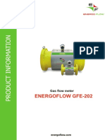 Gas Flow Meter Ultrasonic Energoflow GFE-202