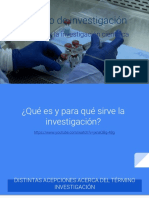 SEGUNDA SESIÓN. 1-12-2022. El PROCESO DE INVESTIGACIÓN.