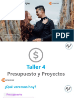 Cartilla Taller 3 - Presupuesto y Proyectos