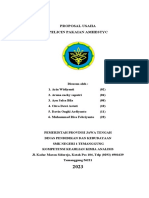 PROPOSAL USAHA Pelicin Pakaian