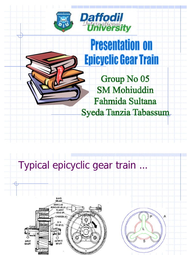 Epicyclic Gear Train PDF