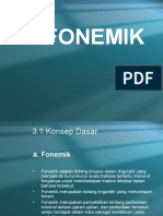 Analisis Fonem Bahasa Indonesia