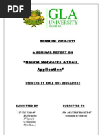 Download Seminar Report on neural network and their applications by Vivek Yadav SN62261180 doc pdf