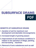 Subsurface Drains