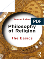 (The Basics Series) Samuel Lebens - Philosophy of Religion - The Basics-Routledge (2022)