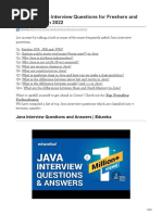 Core Java Interview Questions 2022