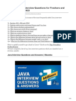 Core Java Interview Questions 2022