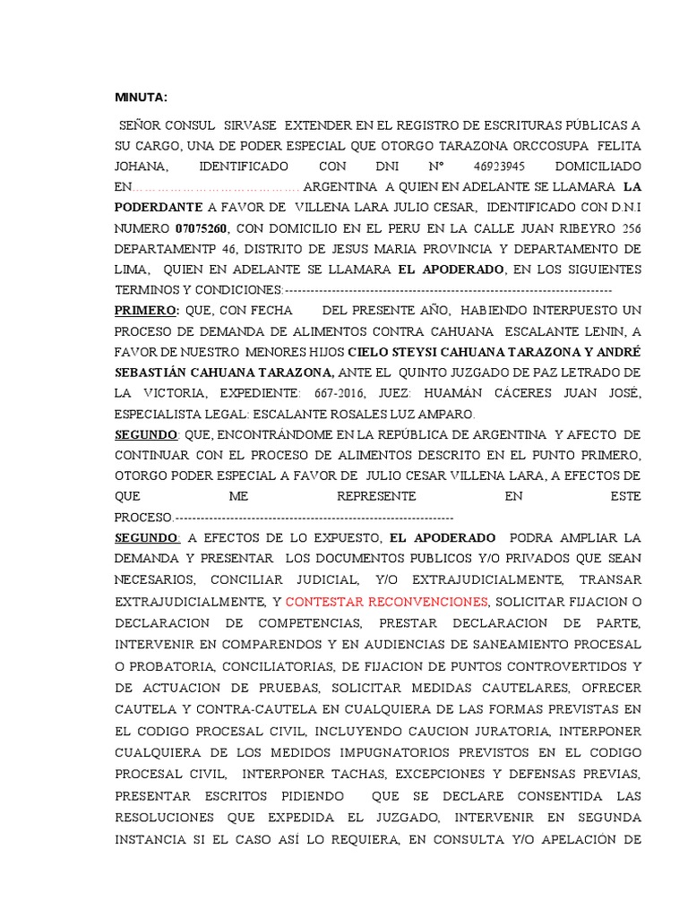 Poder Consular Ok Ok | PDF | Demanda judicial | Ley Pública