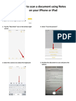 How To Scan A Document Using Notes V3