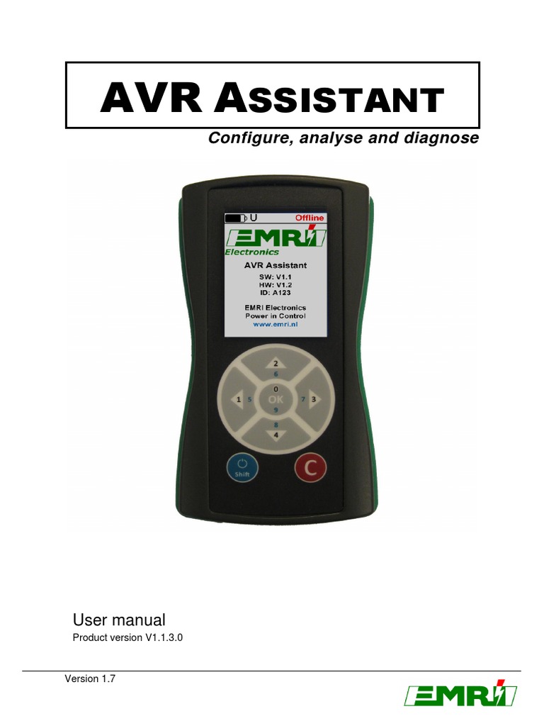 AVR Assistant User Manual V1.7 | PDF | Electrical Connector | Power Supply
