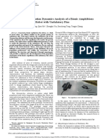 The Ground Motion Dynamics Analysis of A Bionic Amphibious Robot With Undulatory Fins