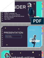 Wonder Presentation