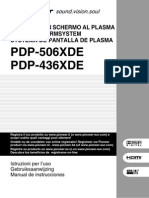 Pdp-436xde Manual Nl It Es