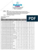 Sno Rollno Section Name Physics Chemistry /176 Zoology Total Percentage Ranking