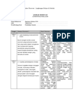 Lampiran 5 - Contoh Format Lembar Observasi Lingkungan Belajar Di Sekolah