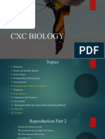 July 9... CXC Biology