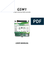 GSW1 User Manual: Simple Universal GSM Controller
