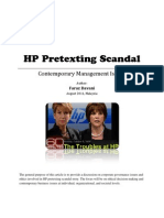 HP Pretexting Scandal