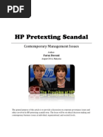 HP Pretexting Scandal