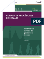 Annexe J - Normes Et Procedures Generales