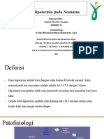 Patofisiologi Hipotermi Pada Neonatus - Sephia C. Jangkup - 2265050112 - PPT