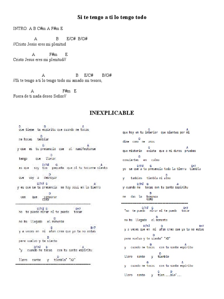 Si Te Tengo A Ti Lo Tengo Todo Pdf