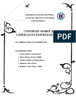 Informe Sobre El Liderazgo Empresarial