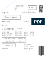LM1294069 Joy Star 2023-01-22 4:30pm. Labuan To Menumbok Motor Car LF5613