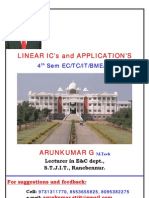 0 4th Sem LIC Full Notes (6 Chapters) by Arunkumar G, Lecturer Dept. of E&C, STJIT Ranebennur